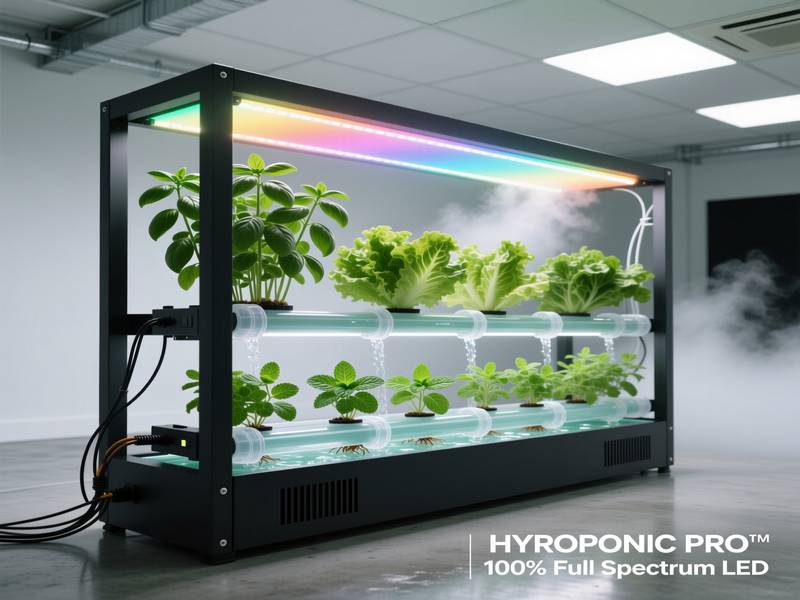 Panneau LED full spectrum pour plantes en hydroponie