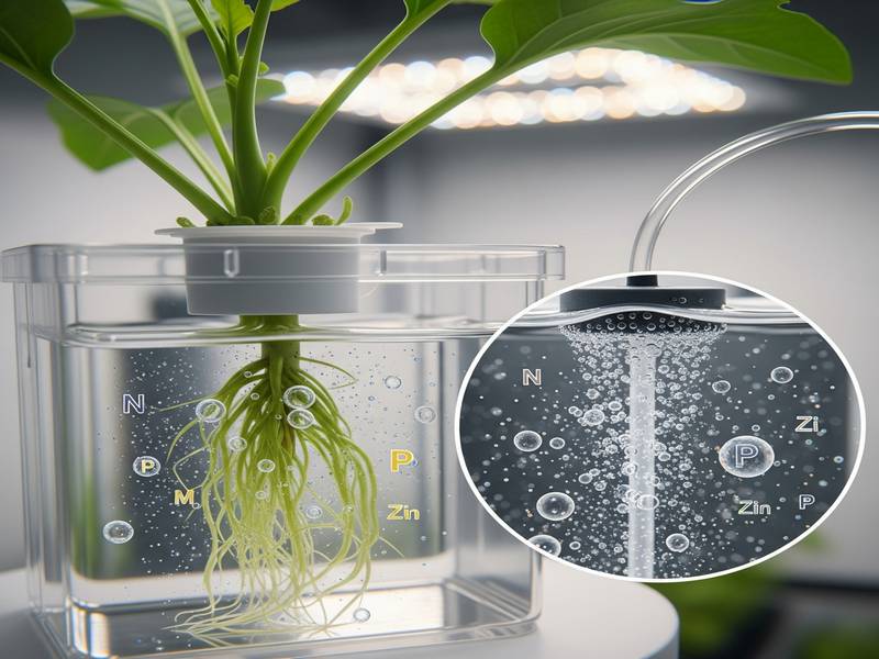 Macro et micro éléments essentiels pour culture hydroponique